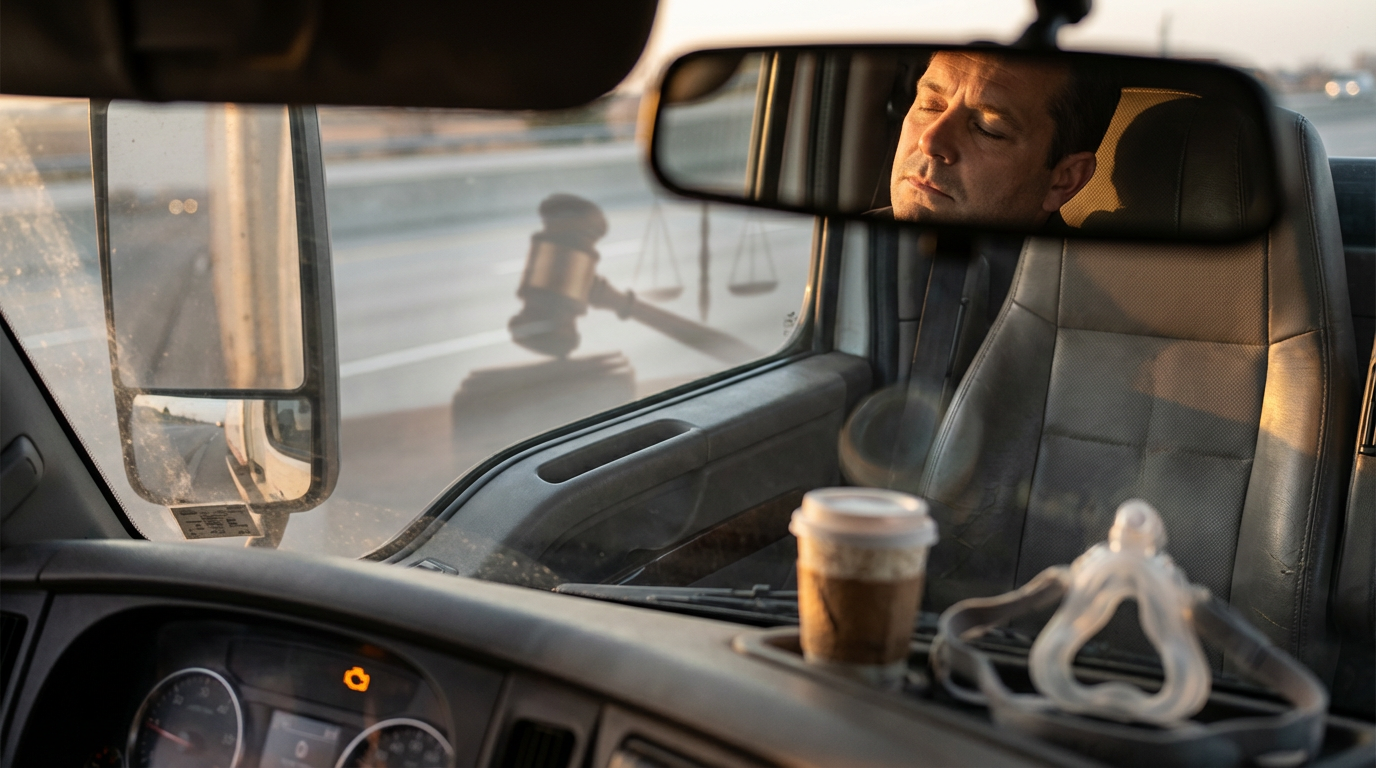 Are there legal requirements for drivers with sleep apnea?