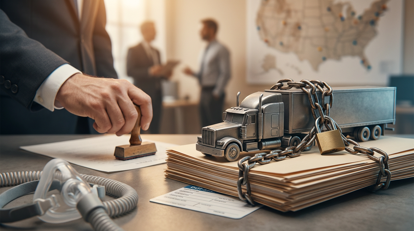 Are there legal requirements for drivers with sleep apnea?