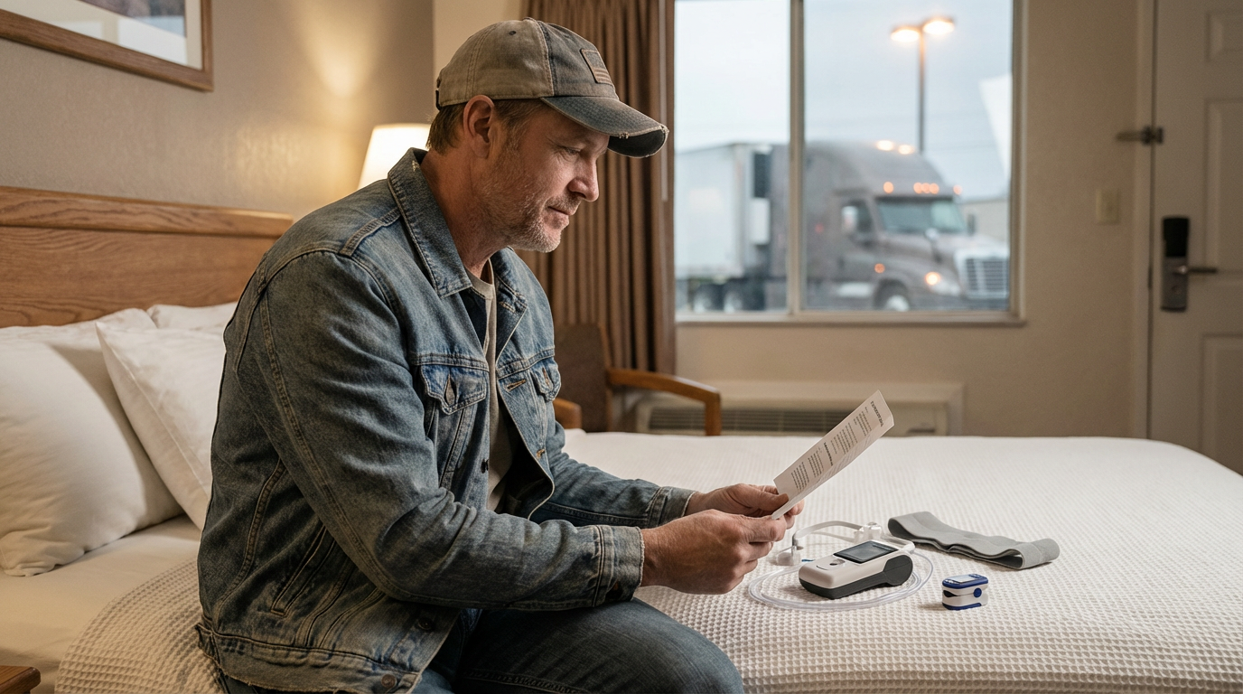 At Home Sleep Test for Truck Drivers