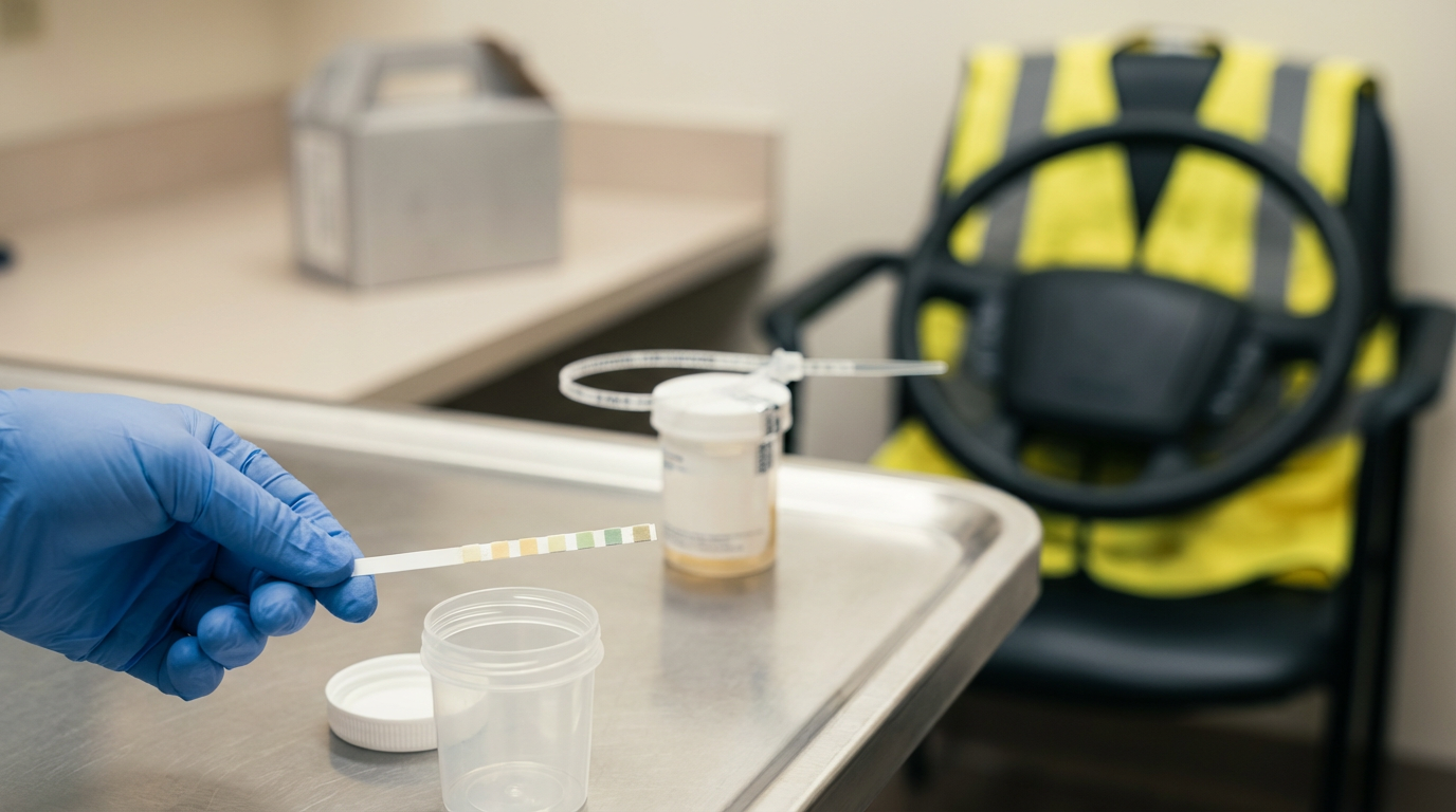 Does a DOT physical include a drug test?
