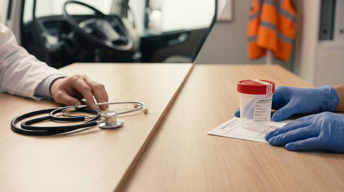 Does a DOT physical include a drug test?