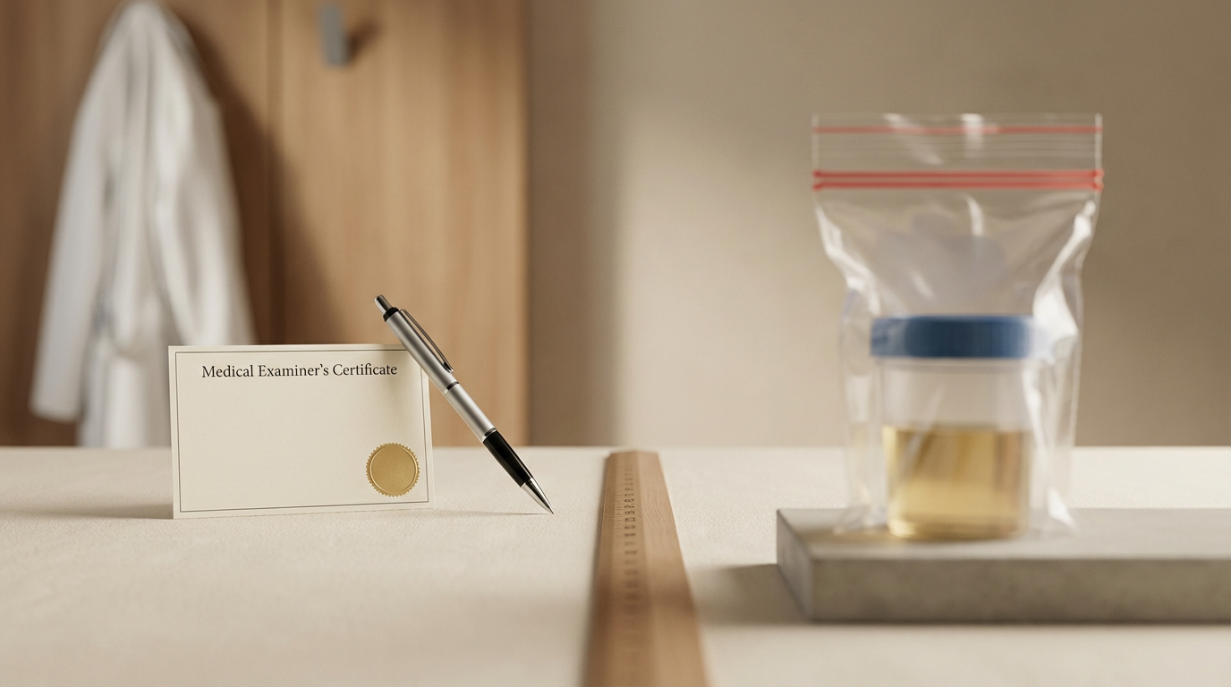 Does a DOT physical include a drug test?