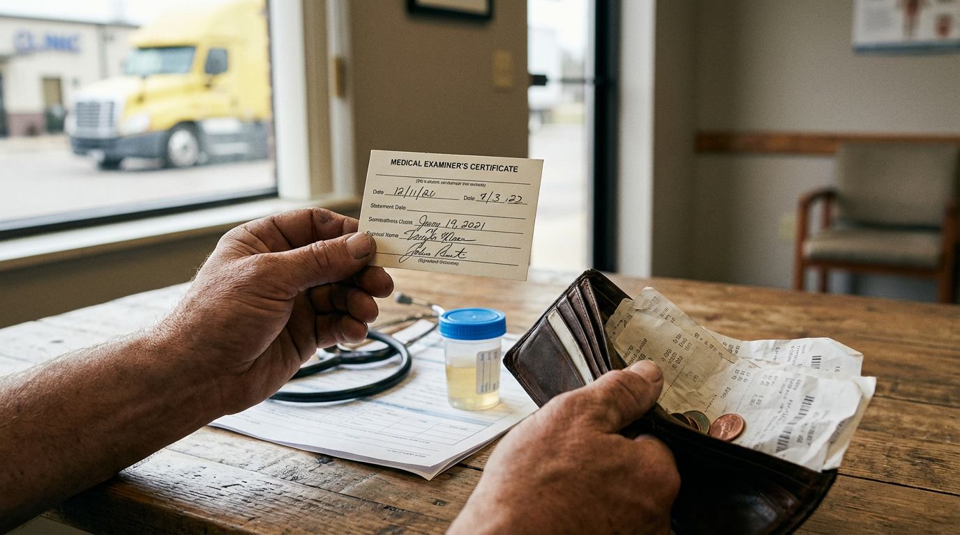 DOT Physical Out of Pocket: What Commercial Drivers Actually Pay