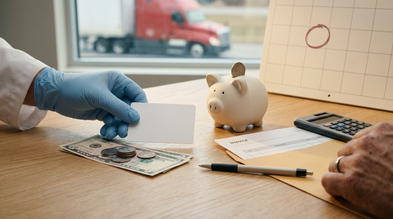 DOT Physical Out of Pocket: What Commercial Drivers Actually Pay