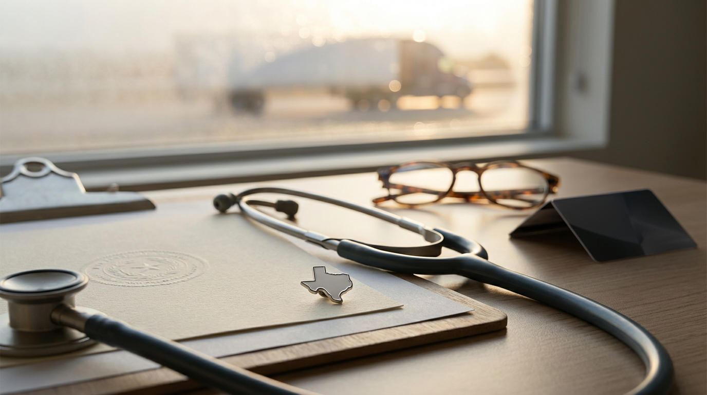 DOT Physical Texas: The Essential Guide to Your Exam, Medical Card, and CDL Compliance