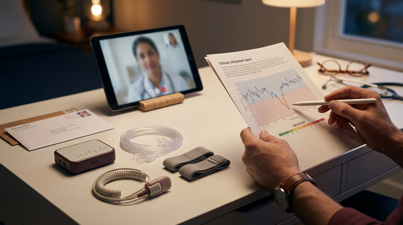 DOT sleep apnea test at home