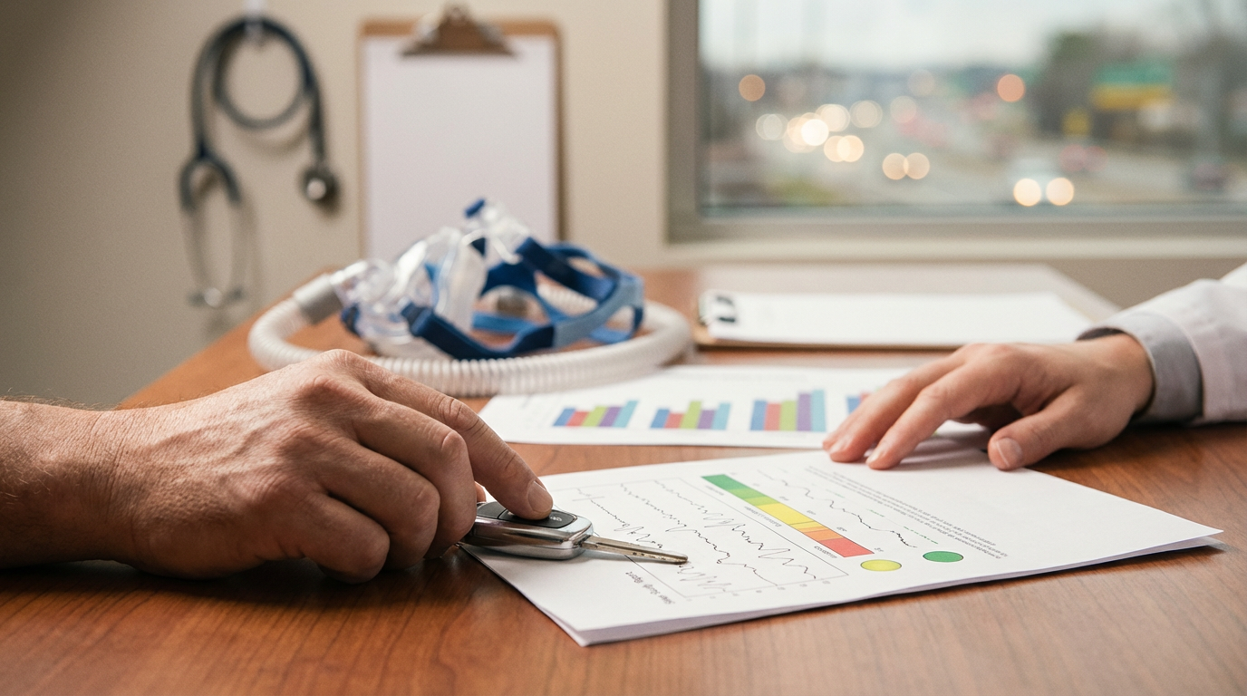 DOT sleep apnea test at home