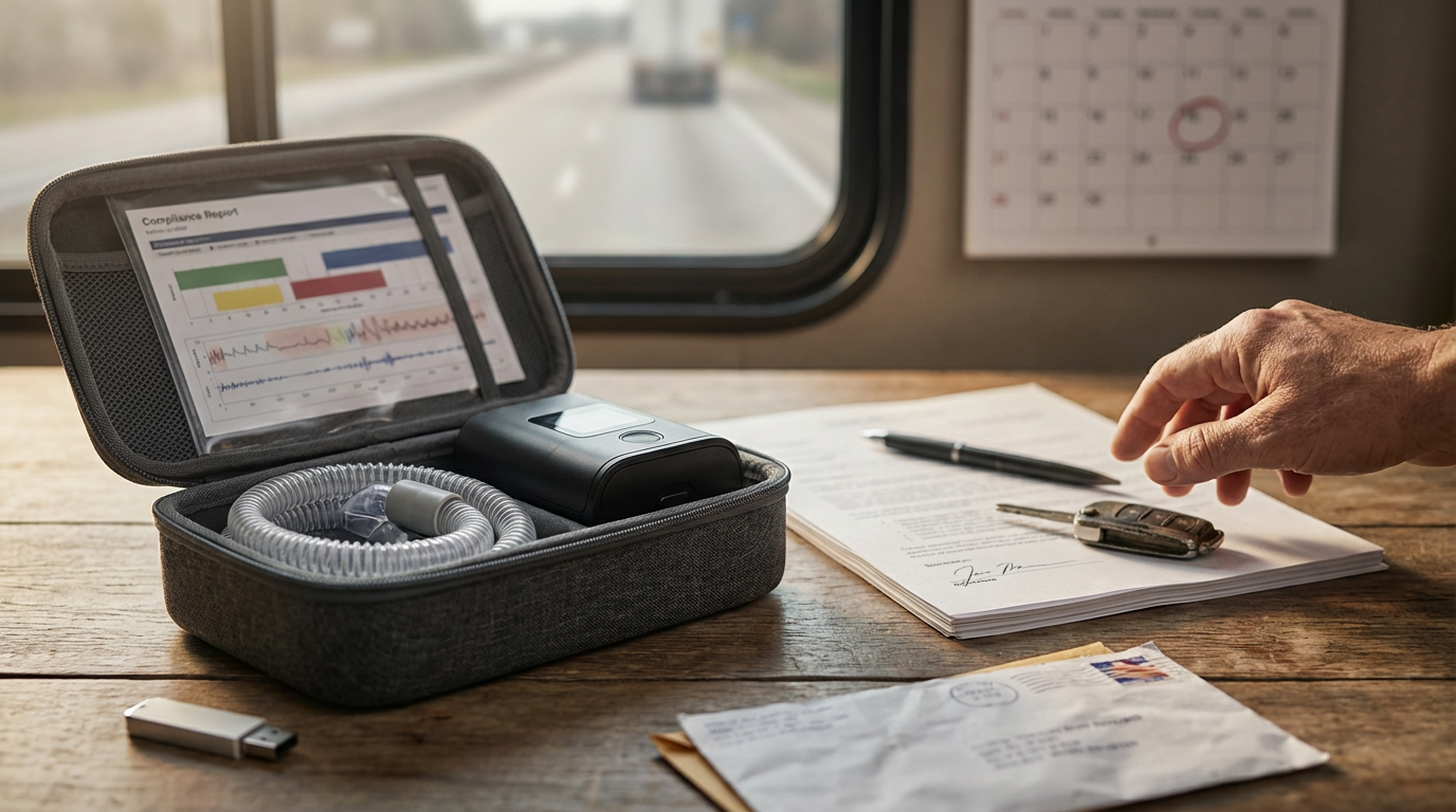 DOT sleep apnea test at home