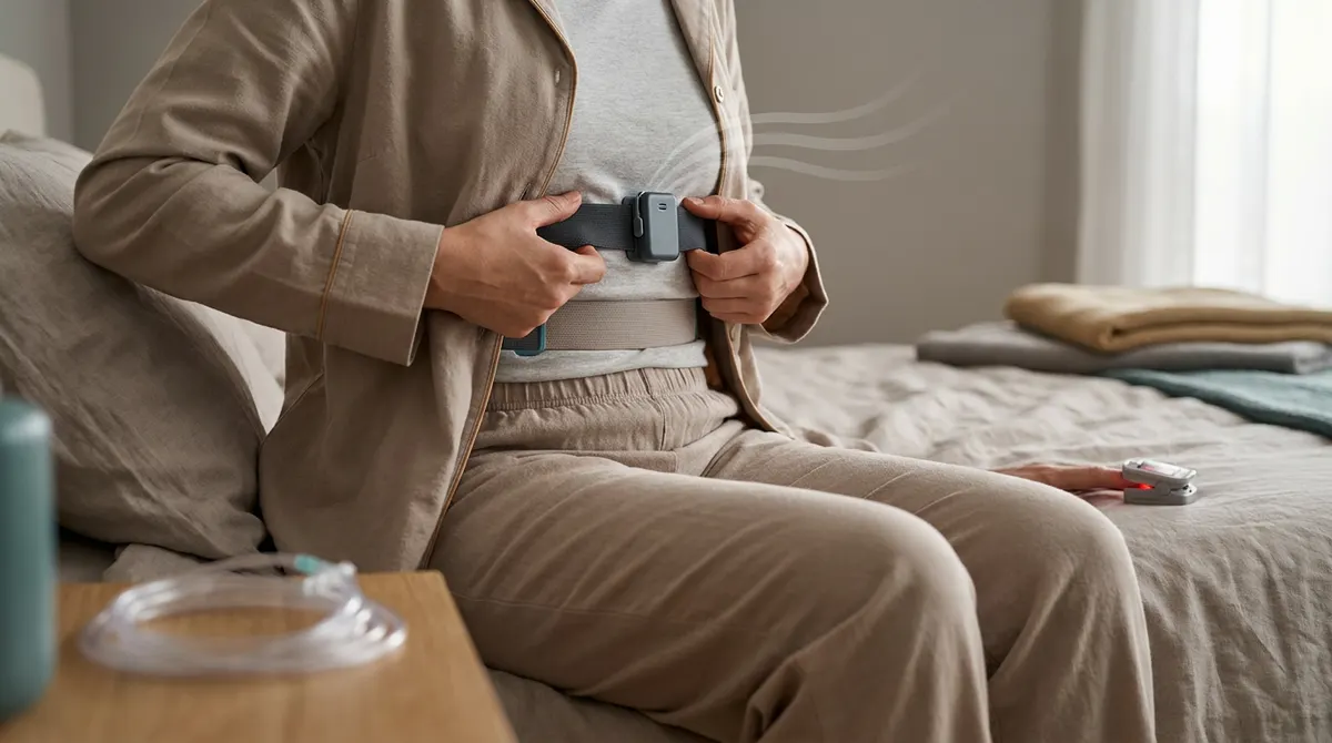 Home Sleep Apnea Test Strap: What Each Belt and Sensor Does and How to Wear Them Correctly