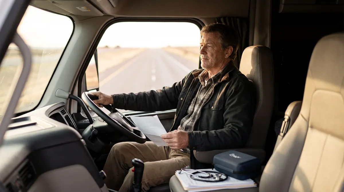 How can drivers with sleep apnea qualify again after a failed DOT physical?