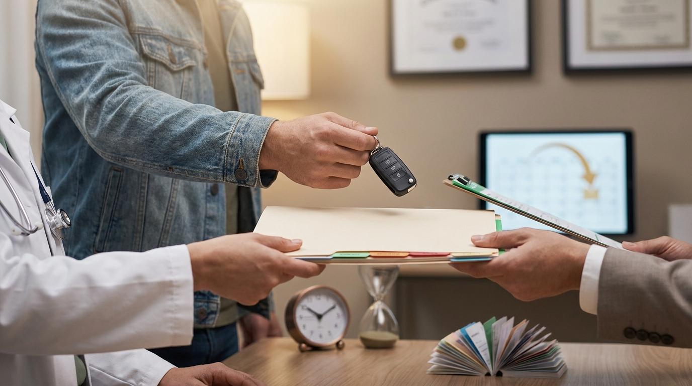 How can drivers with sleep apnea qualify again after a failed DOT physical?