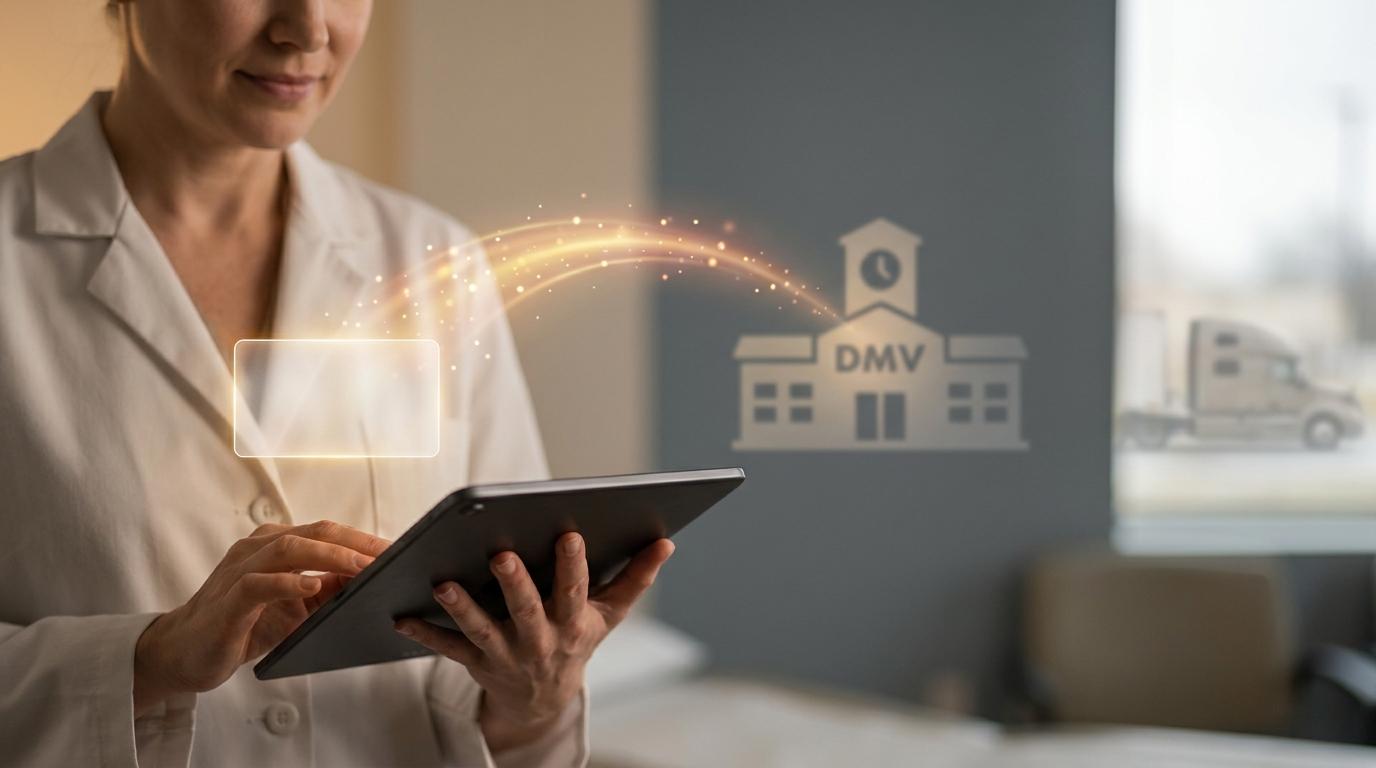 How Do You Submit Your DOT Physical to the DMV?