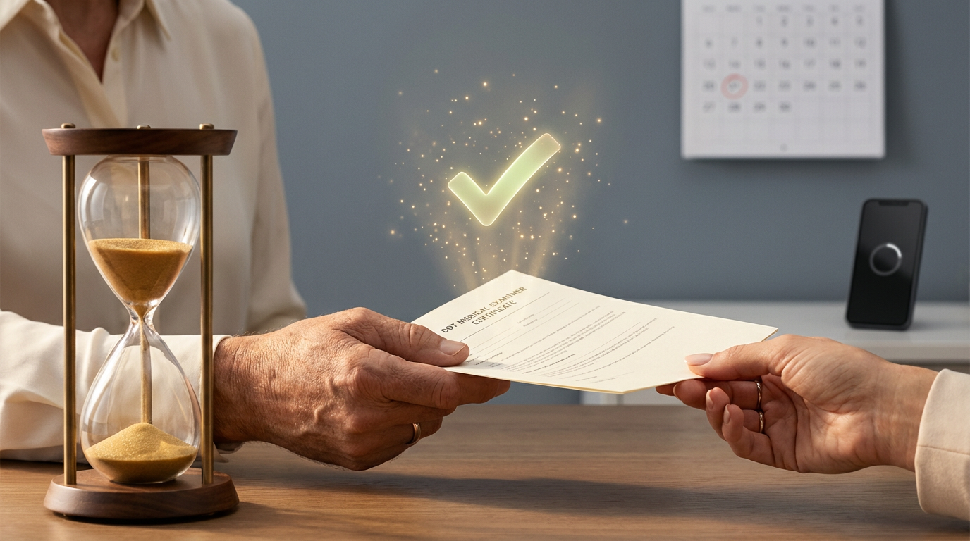 How Do You Submit Your DOT Physical to the DMV?