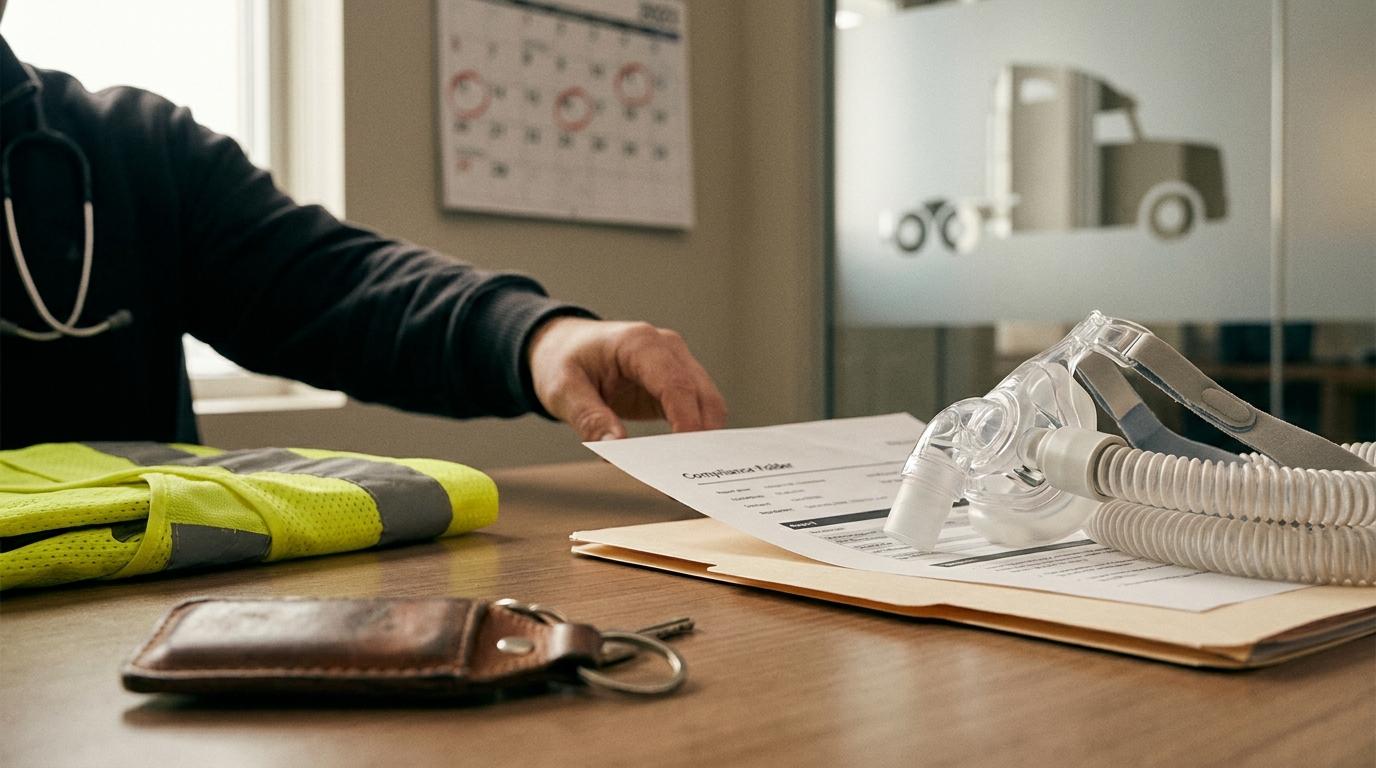Sleep Apnea Test for CDL Drivers