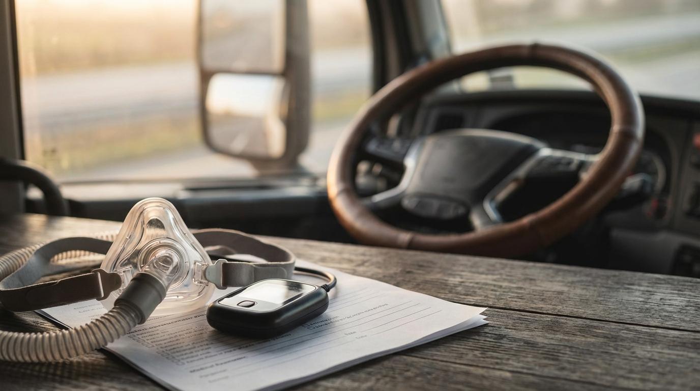 What are the current FMCSA guidelines on sleep apnea for commercial drivers?