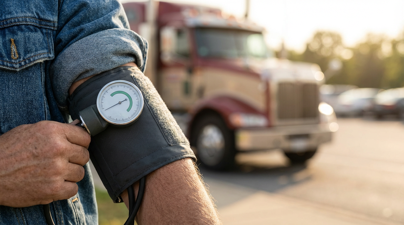 What blood pressure do you need to pass a DOT physical?