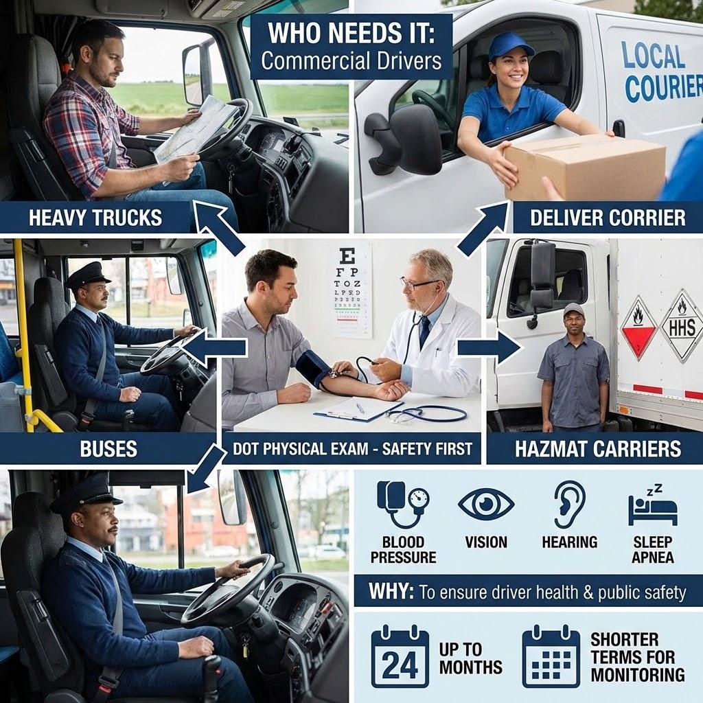 What Does a DOT Physical Consist Of?