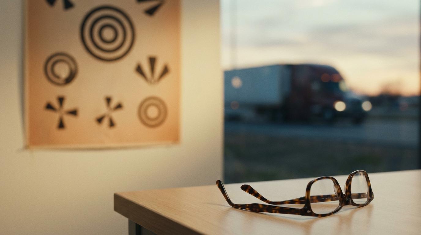 What eye chart is used for a DOT physical?