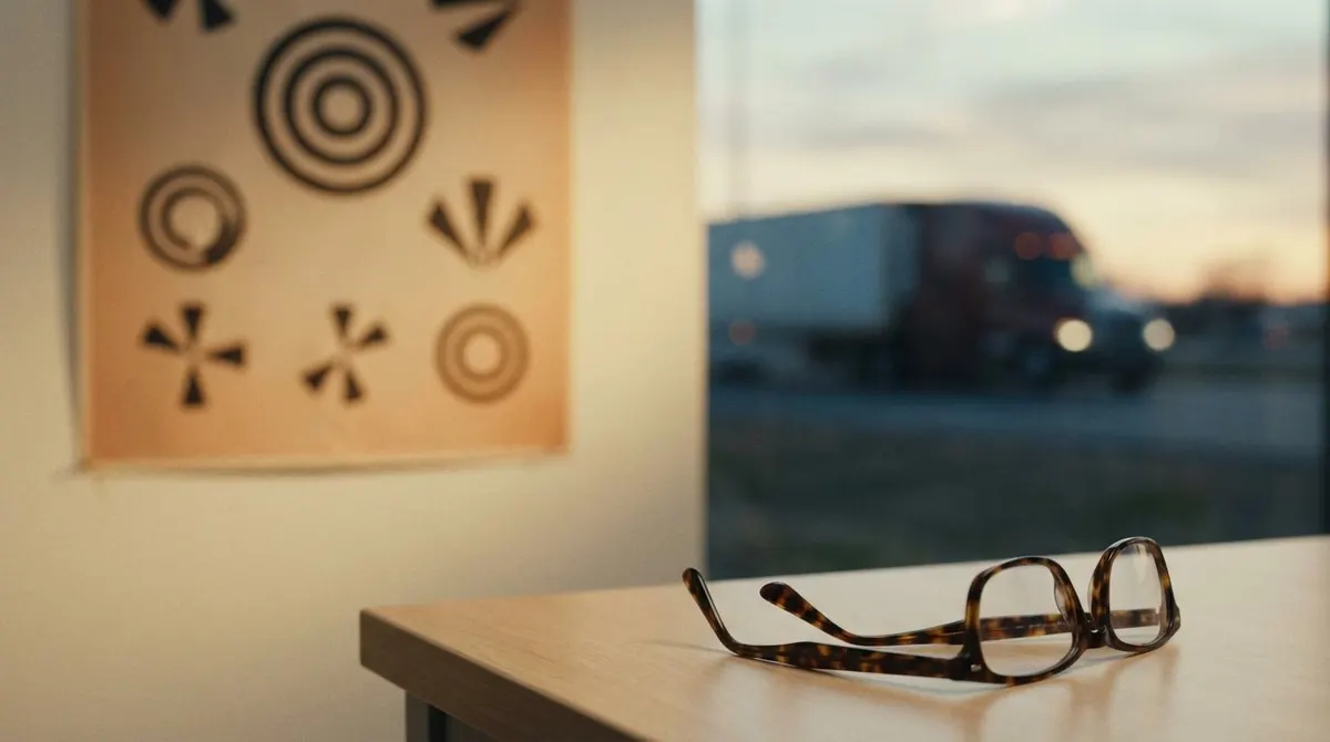 What eye chart is used for a DOT physical?
