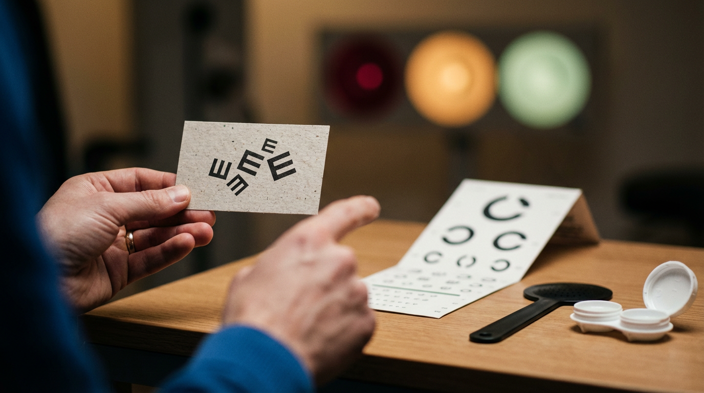 What eye chart is used for a DOT physical?