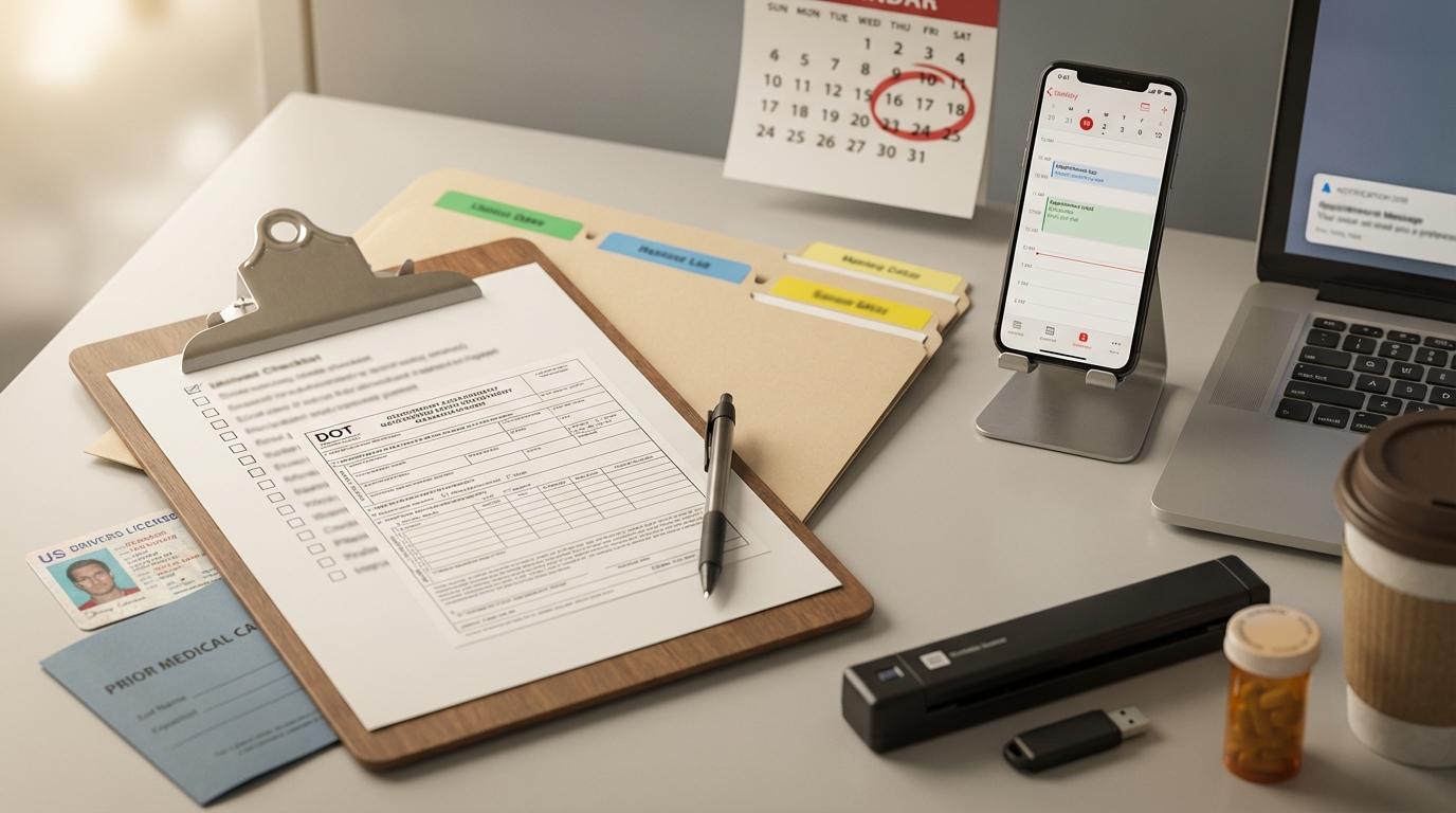 What Forms Do You Need for a DOT Physical?