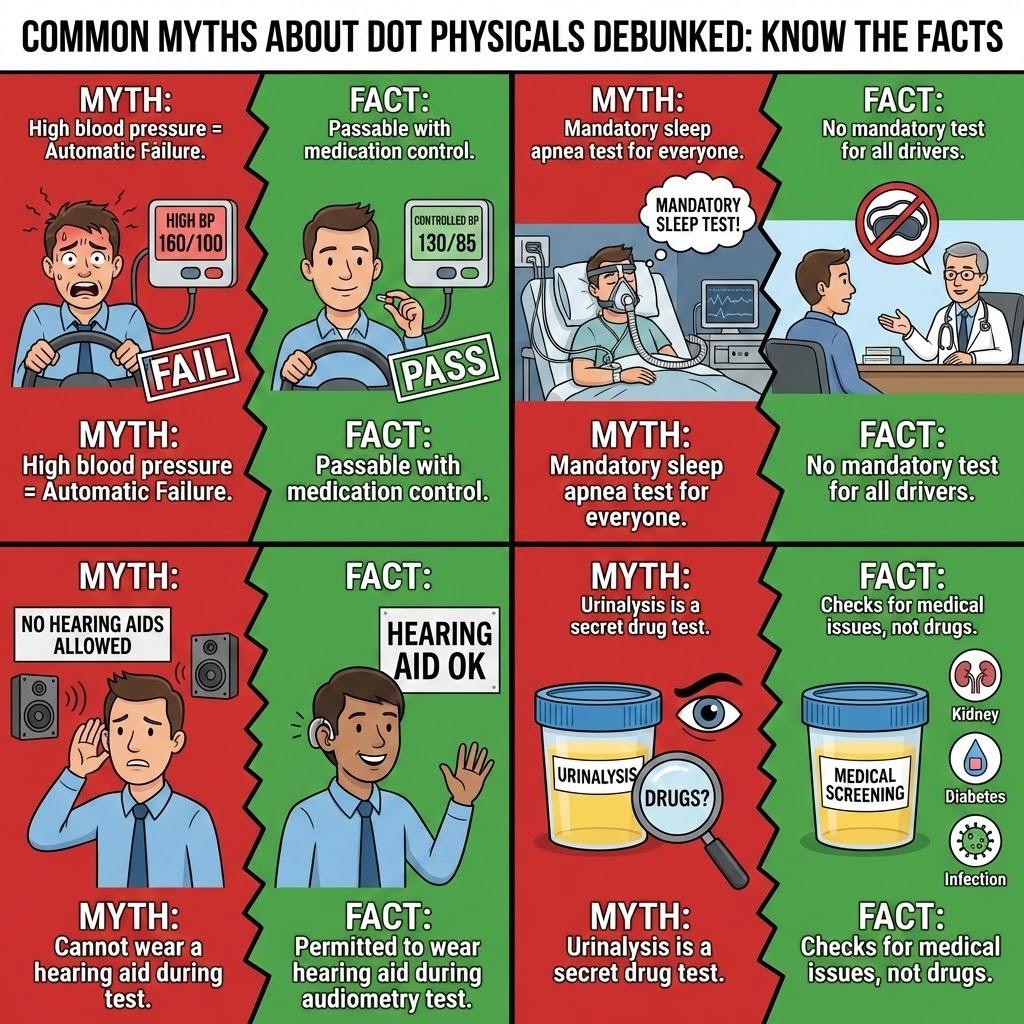 What Happens During the DOT Physical Exam: The Complete Guide for Drivers
