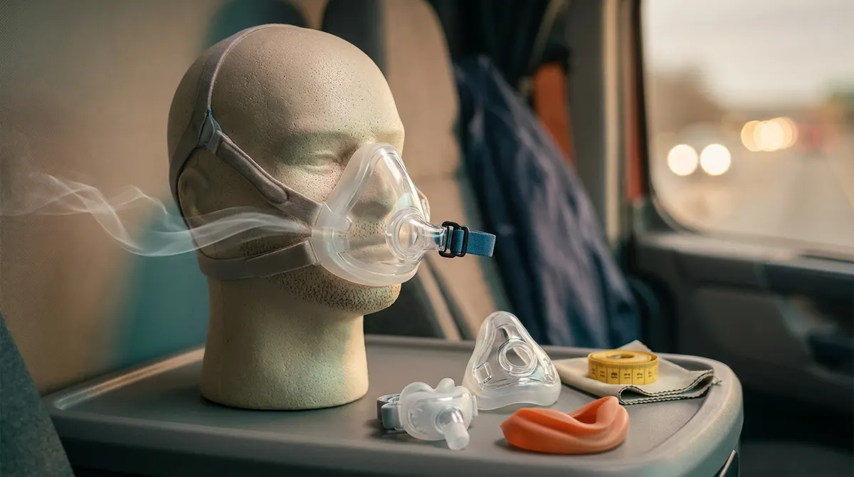 What happens if you fail a DOT physical due to sleep apnea?
