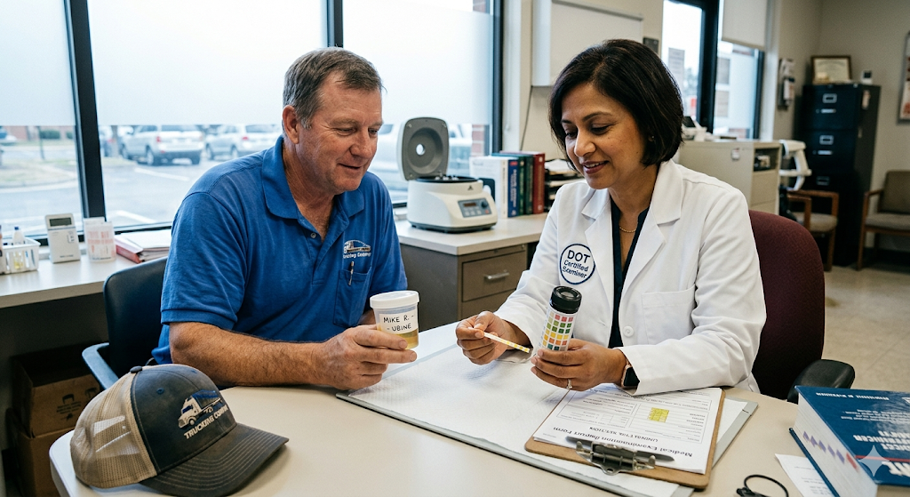 What Is the Urine Test for in a DOT Physical