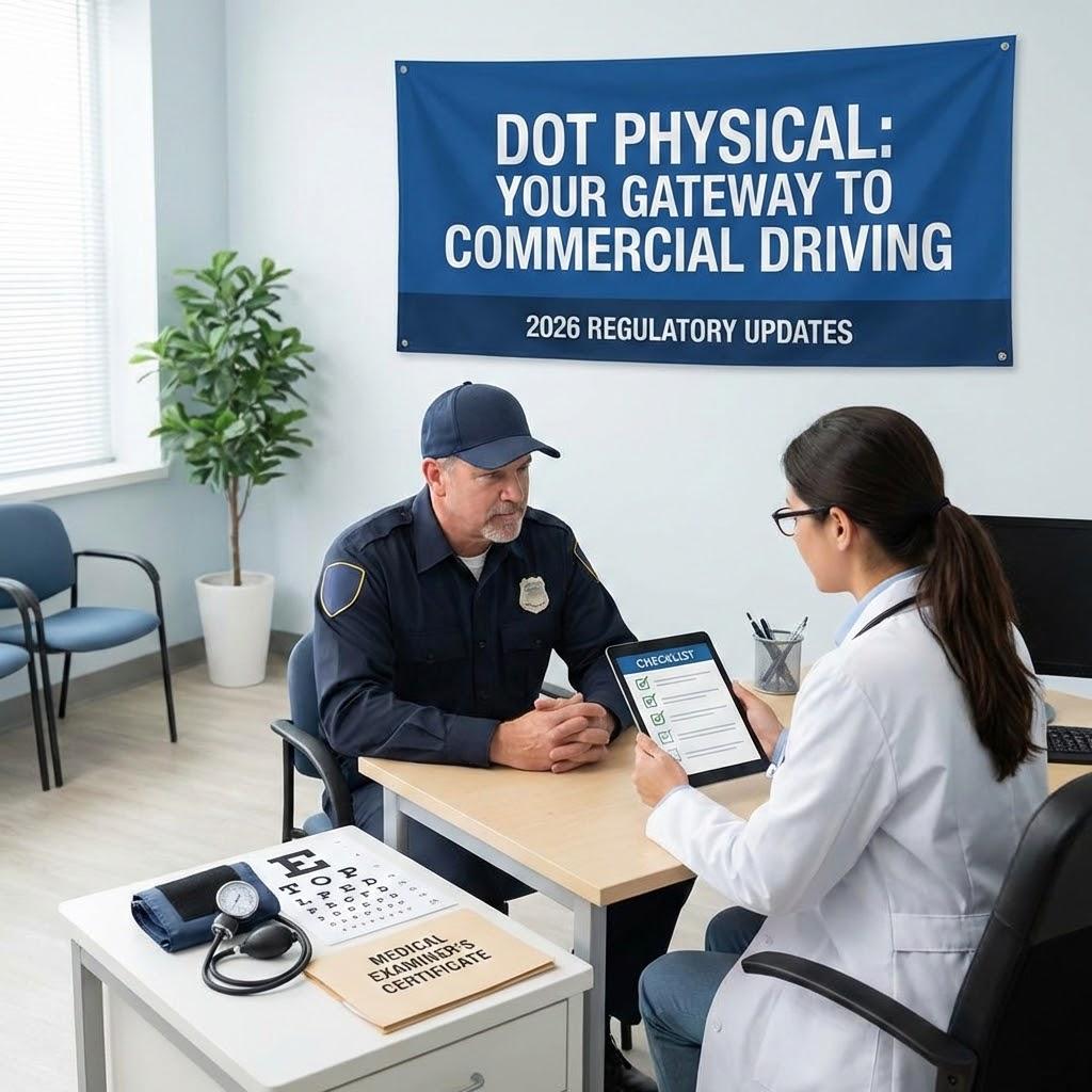 What should I expect at a DOT physical?