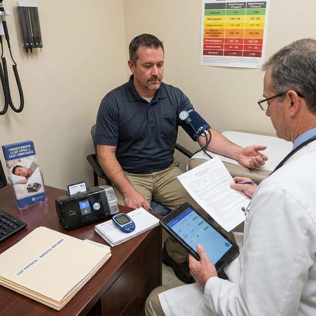 What should I expect at a DOT physical?