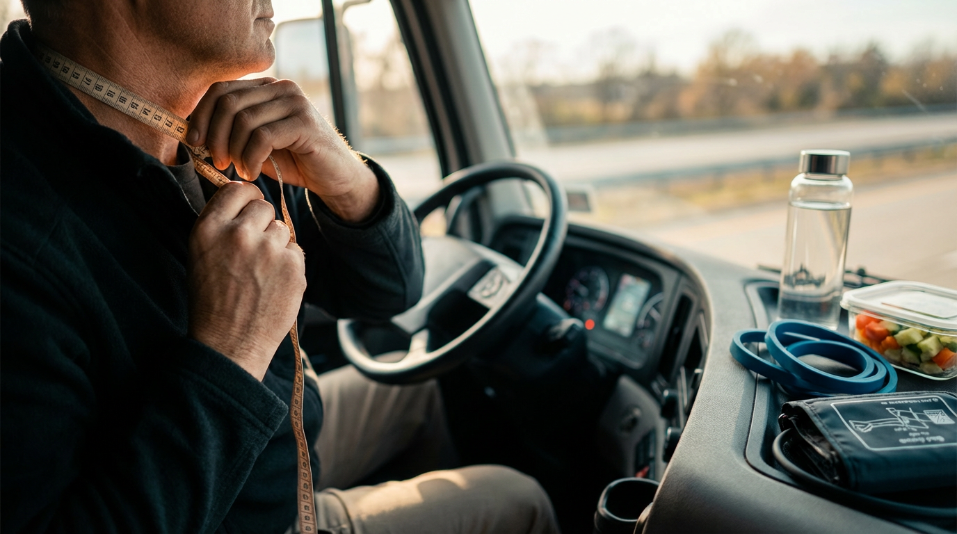 Why do they measure your neck during a DOT physical?