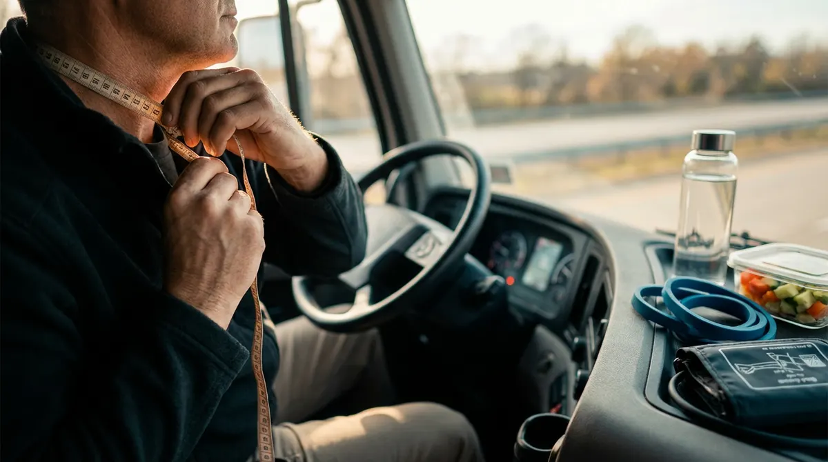 Why do they measure your neck during a DOT physical?