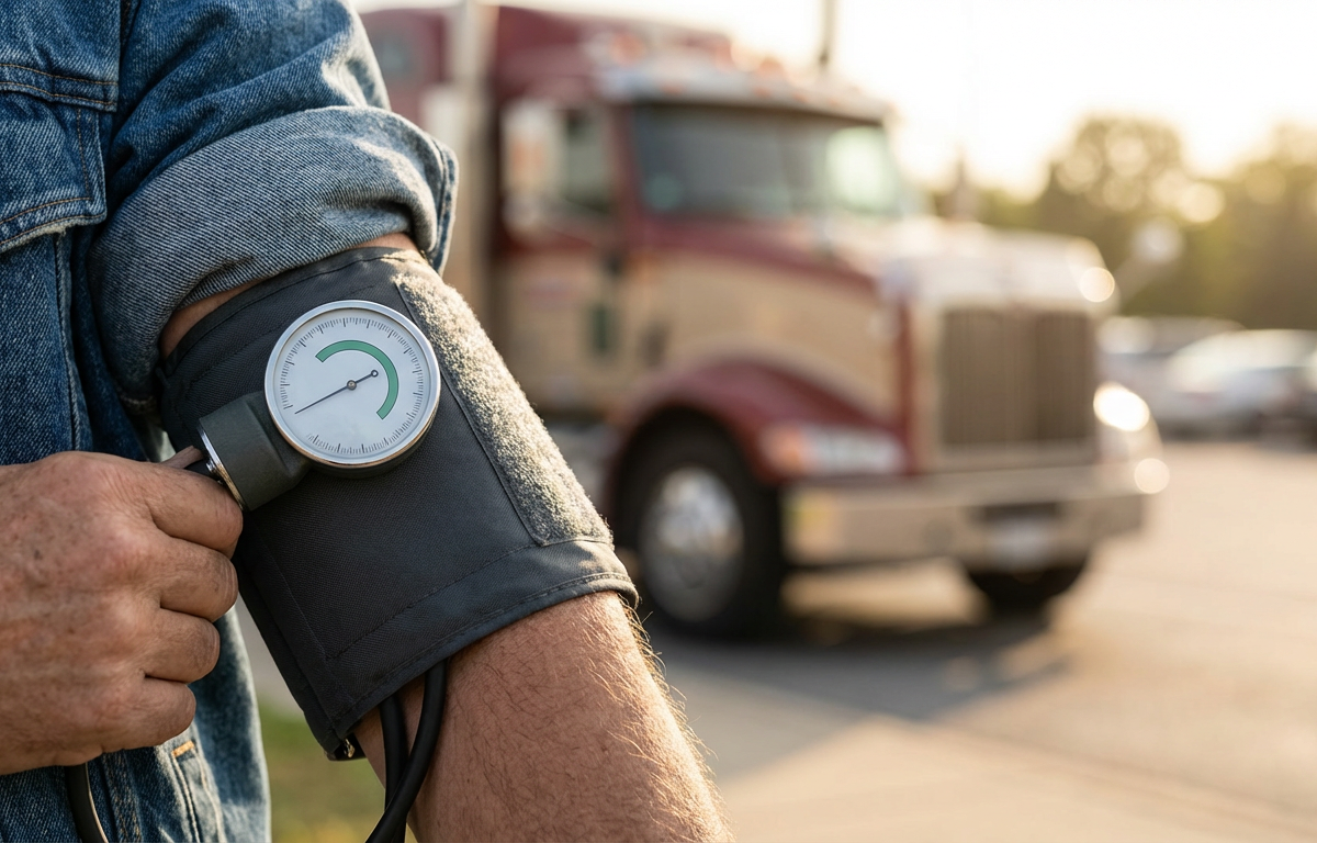 What blood pressure do you need to pass a DOT physical?