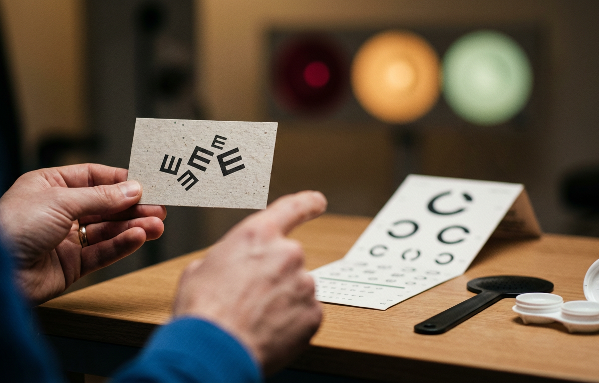 What eye chart is used for a DOT physical?